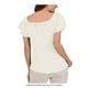 thumbnail image 2 of Blusa George para Mujer, Campesina Cuello V con Olan Hueso Talla 40, 2 of 4