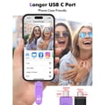 thumbnail image 2 of Memoria USB MosDart 128 GB Dual USB C 3.1 Púrpura, 2 of 8