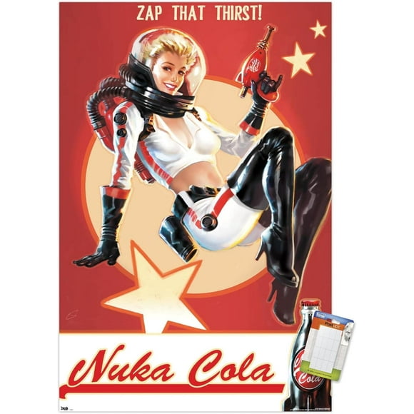 shiyou-Fallout 4 - Nuka Cola - Zap That Thirst! Wall Poster
