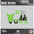 thumbnail image 4 of Kalair GFX Graphics Kit for Kawasaki KX125 (2003-2008) Rail Series, 4 of 5
