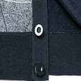 thumbnail image 4 of Bixock Casual Tops for Men,Fleece Vests for Mens,Tops for Men Color Block Knit Plaid V Neck Vest Casual Sleeveless Pullover Sweater Daily Wear Tops, 4 of 4