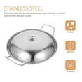 thumbnail image 2 of 1 Set of Kitchen Cooking Pan Stainless Steel Cooking Pan Reusable Kitchen Pan Home Cookware, 2 of 9