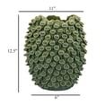 thumbnail image 5 of Jarrón Benzara Nina de cerámica texturizado, 33 cm, color verde, 5 of 5