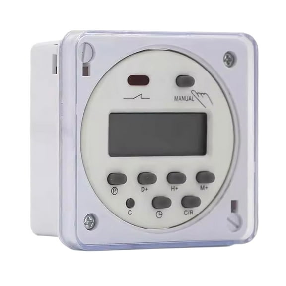 lixuesong Programmable Digital Timer Switches 12V/24V/110V/220V 16A With Flexible Scheduling Option for Home Appliances Equipment