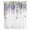 Purple, variant on Purple Spring Floral Sheer Curtains 45" Long for Bedroom, Butterfly Weeping Watercolor Botanical Light Filtering Privacy Drapes, Breathable Semi Sheer Short Window Treatment for Kitchen Bathroom
