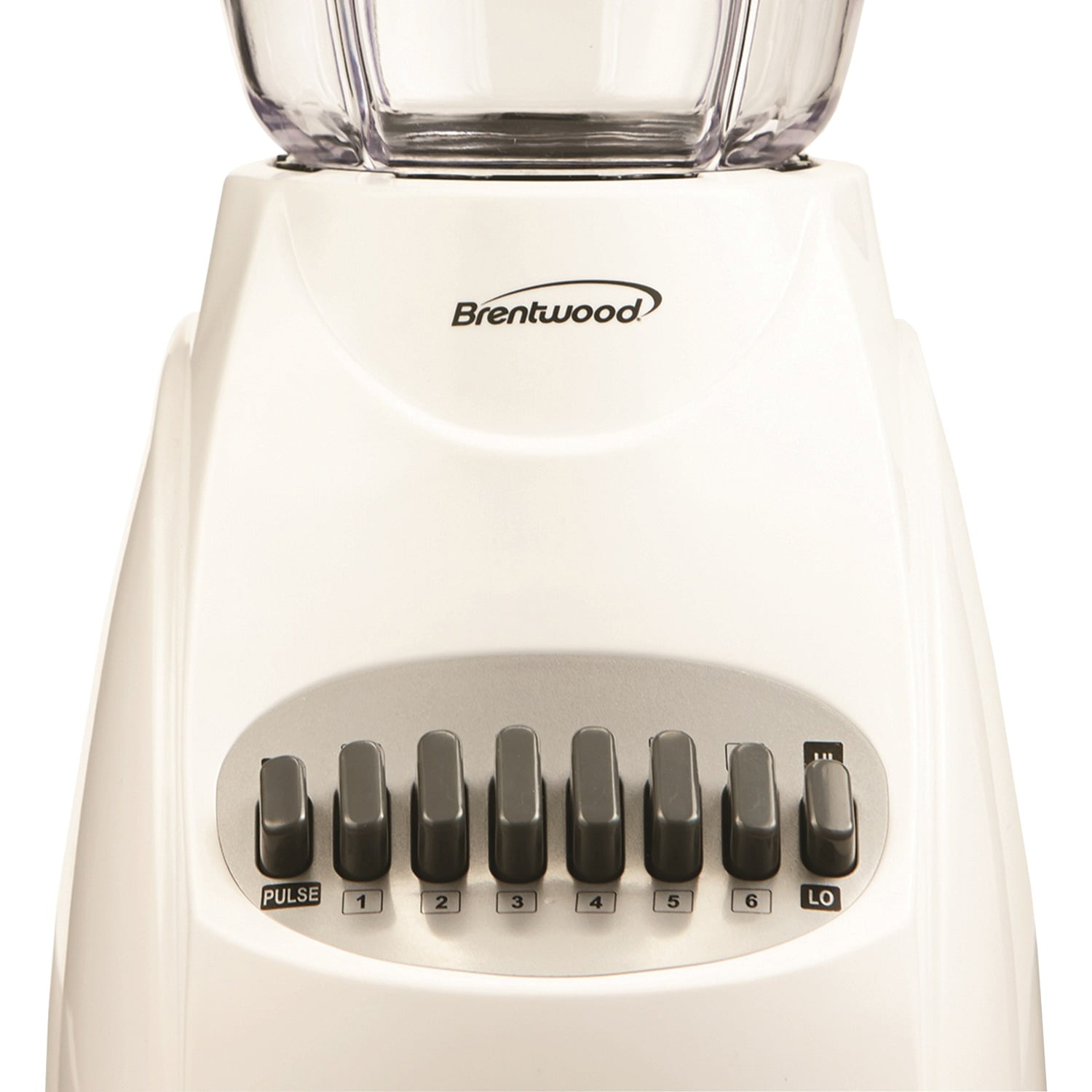 Brentwood 12 Speed Blender Plastic Jar - White