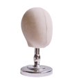 thumbnail image 5 of Mornei Head Model Hats Stand Holder with Base Mannequin Head Model Beginner Stylist silvery base, 5 of 9