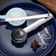 thumbnail image 6 of 7pcs Measuring Spoons Ruler Stainless Steel Tea Spice Kitchen Baking Seasoning Measurement Teaspoon, 6 of 8