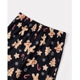 thumbnail image 6 of PatPat Christmas Pajamas Family Matching Women Cardigan Long Sleeve Button Down 2 Piece Top & Pants PJs Set Gingerbread Holiday Sleepwear with Socks, Black, M, 6 of 9