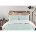 thumbnail image 5 of Ambesonne Springtime Down Alternative Quilt Comforter, Romance Leaves Bohemian, Queen, Mint Green and White, 5 of 5