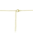 thumbnail image 4 of SuperJeweler H Initial Necklace for Women, Sideways Gold Necklace, 16", 4 of 5