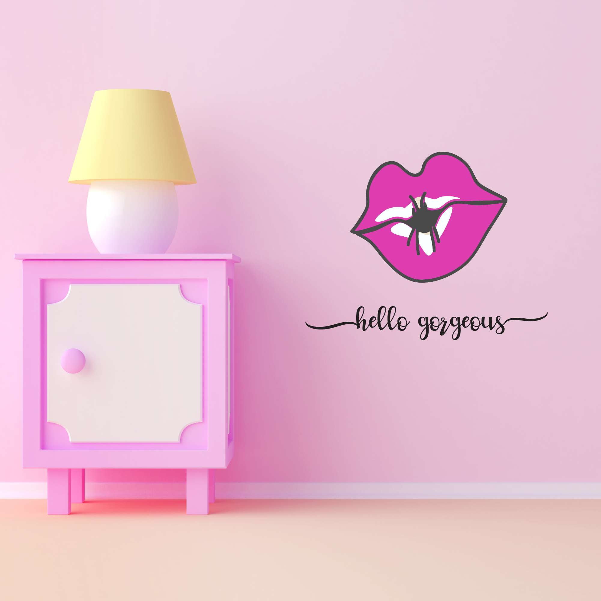 Grl Pwr Girl Power Lips Hello Gorgeous Kind Smart Brave Enough grl-pwr-girl-power-lips-hello-gorgeous-kind-smart-brave-enough