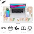 thumbnail image 5 of Long Mouse Pads for Desk,Pioneer Flower Floral Print Pattern Desk Mats on Top Of Desks, Desk Mouse Pad Extra Large with 3mm Non-Slip Base and Stitched Edge for Gaming,Office,Work,Home 31.5"x15.7", 5 of 6