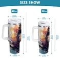 thumbnail image 4 of Cat Skateboard 40 oz Tumbler Insulated&nbsp;Travel Mug Leak Proof Water Bottles Glasses Fits in Car Cup Holder, 4 of 8