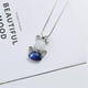 thumbnail image 5 of Collar colgante de cristal Hugo Aleación y Cristal Joyería de Moda para Mujer Azul, 5 of 10