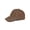Brown, variant on Top Headwear Rusted Seamed Baseball Cap - Black