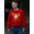 thumbnail image 2 of Welcome Vibes - Open Sign Emoji Graphic Men's Sweatshirt, 2 of 4