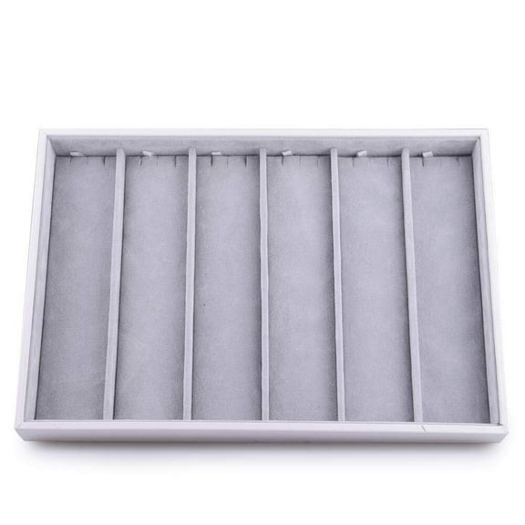Velvet Stackable Jewelry Tray 32 Grids Earrings Organizer Display Showcase Jewelry Storage trays