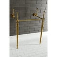 thumbnail image 3 of Kingston Brass VPB33227 Brass Console Sink Legs, Brushed Brass, 3 of 7