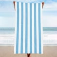 thumbnail image 4 of Extra Large Beach Towel - Oversized Towel 40'' x 70'', XL Striped Lightweight Pool Towel, Big Swim Travel Towel for Adults Man Women, 4 of 8