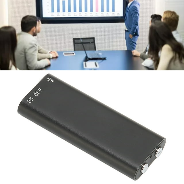 Registro Registro de Voz Hd Reducción de Ruido Voz de Voz Activado USB Mini Sound Recorder Para Reuniones Entrevistas