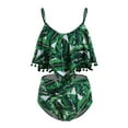 thumbnail image 5 of iTNHFP Paréos Rouges pour Femmes Maillot de Bain 2023 Bikini Trois Couleurs Bretelles Imprimées Ajustable Grande Taille Maillot de Bain pour Femmes, 5 of 5