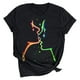 thumbnail image 1 of Camiseta holgada de manga corta con estampado de mueca retro para hombre y mujer Pompotops hfajkhk138984, 1 of 7
