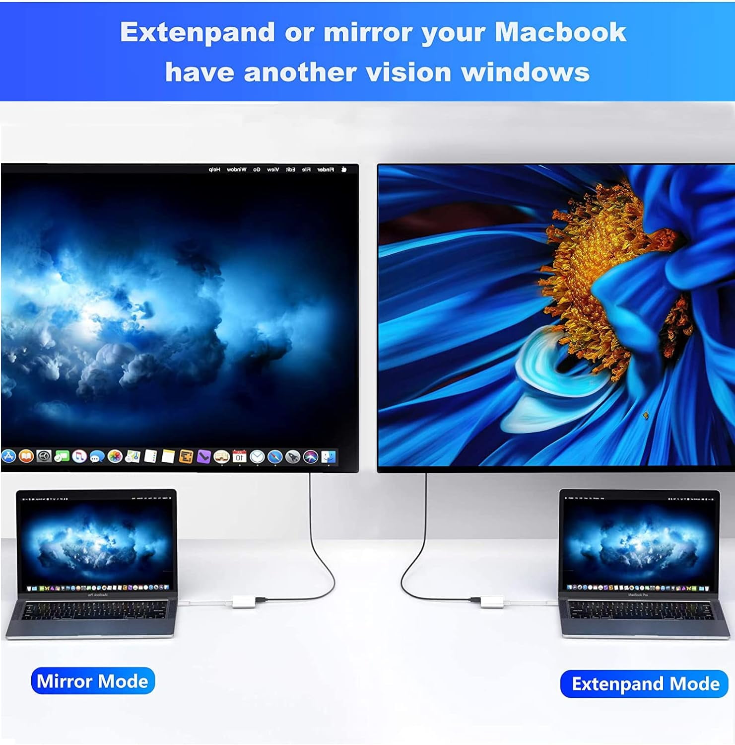 REQO USB-C Digital AV Multiport Adapter, Digital AV Dongle with HDMI 4K@60Hz & USB-A 3.0 & 100W Charge for 15, MacBook Pro Air M1 M2 M3, Pro, iMac