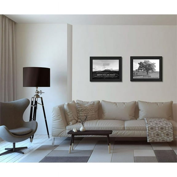 Success Collection By Trendy Decor4U Printed Wall Art Wood Multi-Color