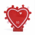 thumbnail image 1 of Valentines Day heart ornaments,Catching Heart Desktop Decoration Delicate Heart Item Tabletop Accessory For Holiday And Decorations,Red, 1 of 8