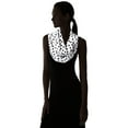 thumbnail image 3 of Peach Couture Light and Sheer Polka Dot Circle Print Infinity Loop Scarf, 3 of 10