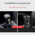 thumbnail image 4 of 2Pcs Abs Carbon Fiber Interior Front Door Speaker Window a Pillar Cover & 1Pcs Gear Shift Head Cover Trim, 4 of 7