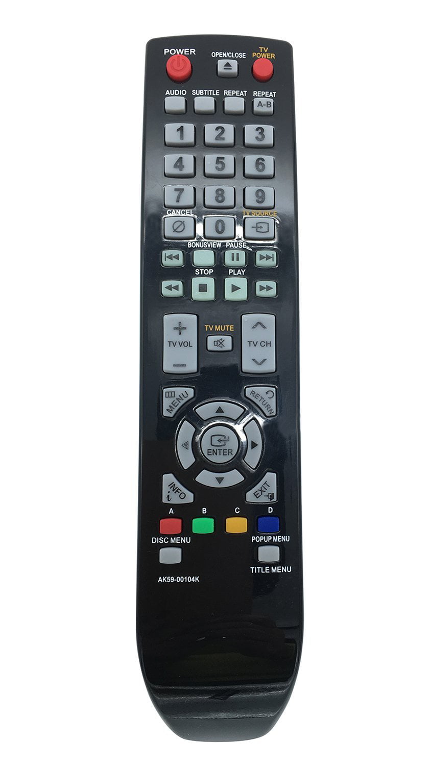 New Blu Ray Dvd Player Remote Control Ak59 k For Samsung Blu Ray Dvd Player Work For p1590 p1600 P1600 Xaa p Walmart Com Walmart Com