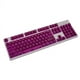 thumbnail image 3 of Teclas de ABS 104 totalmente transparentes sin grabar para teclado mecánico, fabricación de bricolaje, teclas en azul, negro y blanco niebla, 3 of 5