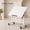 Foldable, adjustable, and rotatable multifunctional table, white, variant on Adjustable Rolling Drafting Table Tilting Desktop Steel Frame For Art Craft Home Office Use（17.7"L x 11.8"W）