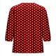 thumbnail image 4 of Fiudx Ofertas y Liquidaciones Top de Camiseta con Cuello Redondo y Manga Farol Plisada con Lazo para Mujer, 4 of 5