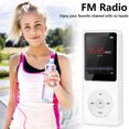 thumbnail image 4 of Reproductor MP3 16G Reproductor de música MP3 portátil Hi-Fi Recargable Adaptador de audio y video deportivo, Blanco Inevent EL001265-01B, 4 of 7
