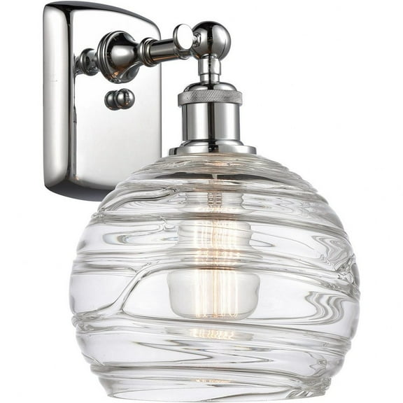 Innovations Lighting - Deco Swirl-1 Light Wall Sconce in Industrial Style-8