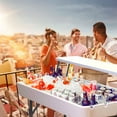 thumbnail image 2 of 4 ft Folding Ice Table, Party Cooler, Table with Drain, Party Table, Cooler Table, Fishing Cleaning Table, with Detachable Matching Skirt, 2 of 7