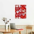thumbnail image 3 of PRATYUS  Canvas Wall Art Valentine's Day Love Hearts Sketch Drawing Style Pictures Print Artwork with Framed Ready to Hang for Bedroom/Living Room/Office Decor Red White Illustration 16x20 in/12x16 in, 3 of 5