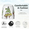 thumbnail image 3 of Daiia Christmas Gnomes Mens Swim Trunks Swim Shorts Quick Dry Swim Shorts with Mesh Lining Pockets-XX-Large, 3 of 9