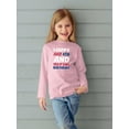 thumbnail image 2 of July 4Th Is My Birthday Long Sleeve Toddler -Image by Shutterstock,  3 Toddler, 2 of 4