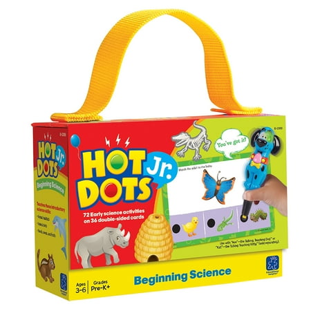 Educational Insights Hot Dots Jr. Card Set - Beginning Science, Preschool Learning, 3+