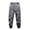 Black Gray, variant on Joernso Harem Jeans with Leg Bindings Pockets Elastic Waist Adjustable Drawstrings Men Jeans Solid Color Street Style Jogger Pants