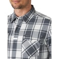 thumbnail image 5 of Wrangler Men's Long Sleeve Plaid Outdoor Utility Shirt, 5 of 5