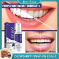 thumbnail image 2 of Pasta de dientes Repair Bright White Purple Anti-sensible Elimina el mal aliento Aliento fresco Cuidado de los dientes, 2 of 5