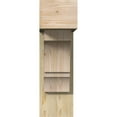 thumbnail image 2 of Ekena Millwork 8"W x 22"D x 26"H Balboa Block Rough Sawn Bracket w/ Offset Brace, Douglas Fir, 2 of 25