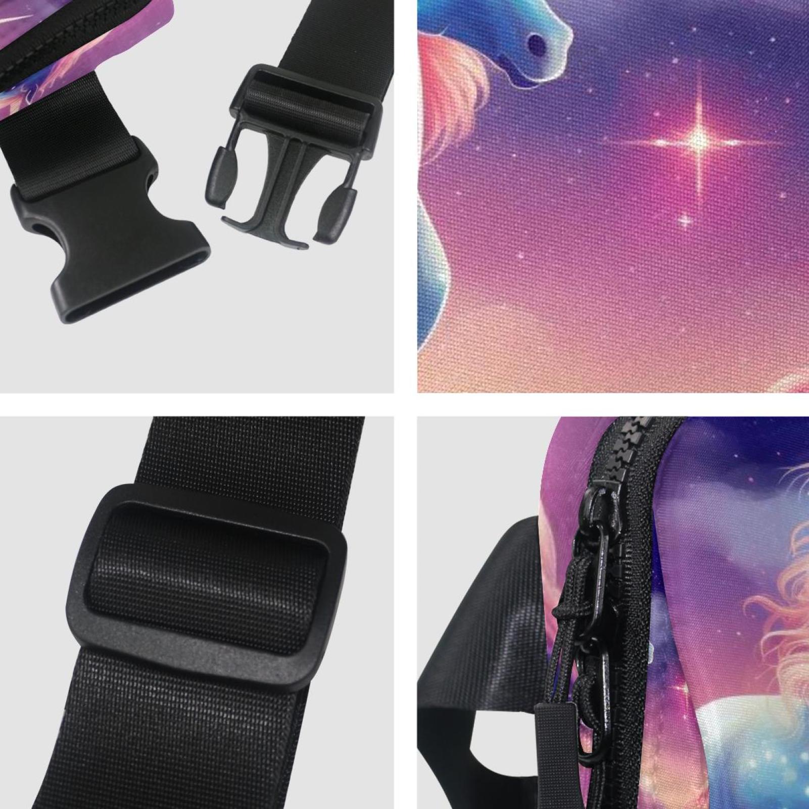 Star Unicorns Lightweight Adjustable Running Belt with Extension Strap for Unisex - Fanny Pack Waist Bag for Fitness and Exercise
