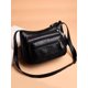 thumbnail image 4 of Bolso de hombro para mujer Cuero de PU Bolsillo con cremallera múltiple Correa ajustable Monede CACAGOO Bolso de hombro de mujer, 4 of 7