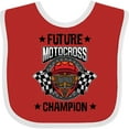 thumbnail image 3 of Inktastic Future Motocross Champion BMX Boys Baby Bib, 3 of 4